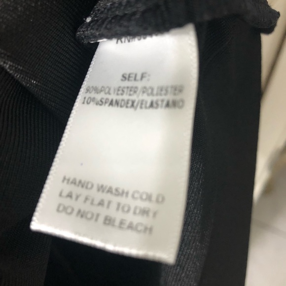 wow couture black bodycon dress bandage size Medium - Picture 3 of 5